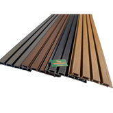 3 m 219 × 26 mm Solid WPC Composite Wall‑Cladding Board – Slatted Profile